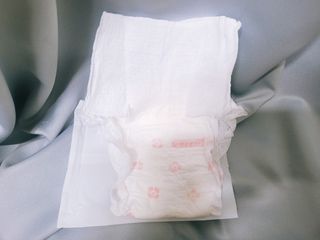 N[템포 ] 패드 내추럴 순면 입는 오버나이트 5P * 2개 — 4점을 준 리뷰어가 2024년 4월 올린 사용 사진