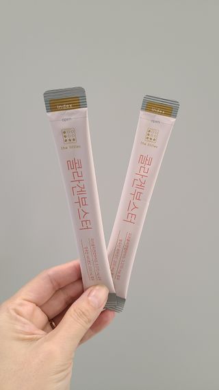 더리틀스 콜라겐부스터 — 5점을 준 리뷰어가 2022년 11월 올린 사용 사진