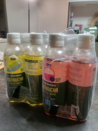 더그레잇티 콤부차 [매일유업] 더그레잇티 44kcal 콤부차 300ml *12개입 (오리지널 6개+베리리치 6개) — 5점을 준 리뷰어가 2023년 7월 올린 사용 사진