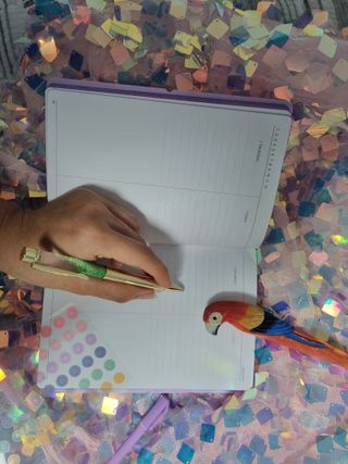 리훈 2022년 이야기 다이어리 그란데 1년형 — 5점을 준 리뷰어가 2021년 11월 올린 사용 사진