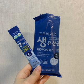 서울약사신협_프로바이오생유산균_2.5G x 100포 — 5점을 준 리뷰어가 2021년 3월 올린 사용 사진