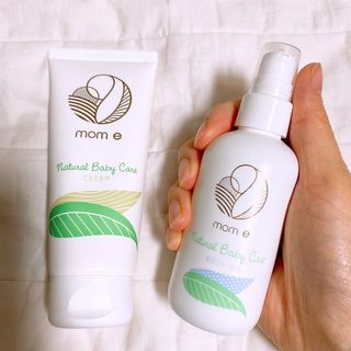 mom e 맘이 내추럴 베이비 케어 크림+바디오일 — 5점을 준 리뷰어가 2021년 1월 올린 사용 사진