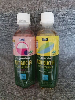 더그레잇티 콤부차 [매일유업] 더그레잇티 44kcal 콤부차 300ml *12개입 (오리지널 6개+베리리치 6개) — 5점을 준 리뷰어가 2023년 7월 올린 사용 사진