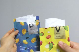 [후르디아] 골라쓰는 비건마스크팩 2종 -백년초 / 망고 — 5점을 준 리뷰어가 2022년 1월 올린 사용 사진