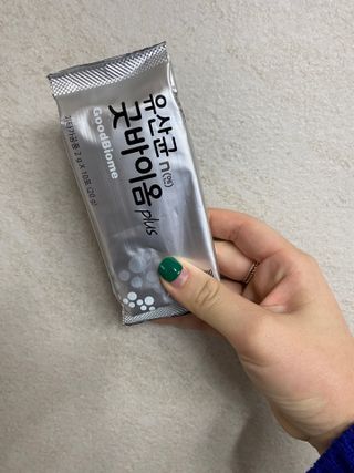 프리마인 유산균 국가지정연구소 선정, 살아있는 생유산균 200억 마리의 힘. 유산균n굿바이옴플러스 — 5점을 준 리뷰어가 2021년 10월 올린 사용 사진