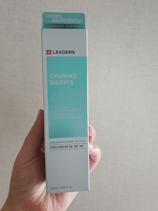 리더스코스메틱 리더스 카밍 바이오틱스 크림 마스크 — 5점을 준 리뷰어가 2021년 10월 올린 사용 사진