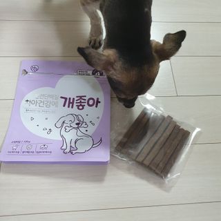 My Pet Care 천연단백질 치아건강에 개좋아 — 5점을 준 리뷰어가 2021년 2월 올린 사용 사진