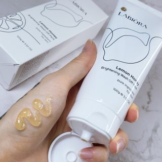 라비오라 레몬 허니 브라이트닝 워시오프 팩 100g — 5점을 준 리뷰어가 2022년 7월 올린 사용 사진