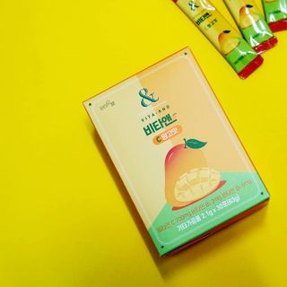 비타앤C 레몬맛, 망고맛 — 5점을 준 리뷰어가 2021년 4월 올린 사용 사진