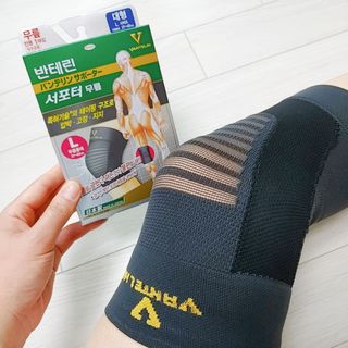 반테린서포터 무릎보호대 — 4.5점을 준 리뷰어가 2021년 6월 올린 사용 사진