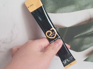 짜먹는 이지견과 짜먹는 이지아몬드, 짜먹는 이지허니피넛, 짜먹는 이지캐슈넛 각 10g X  10포 — 5점을 준 리뷰어가 2021년 2월 올린 사용 사진