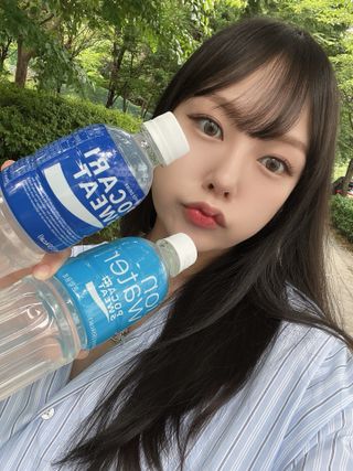 [동아오츠카] 포카리스웨트  500ml PET + 이온워터 500ml PET — 5점을 준 리뷰어가 2025년 6월 올린 사용 사진