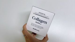 웰더마 프리미엄 콜라겐 하이드로 토너 패드 60매/1개 — 5점을 준 리뷰어가 2025년 7월 올린 사용 사진