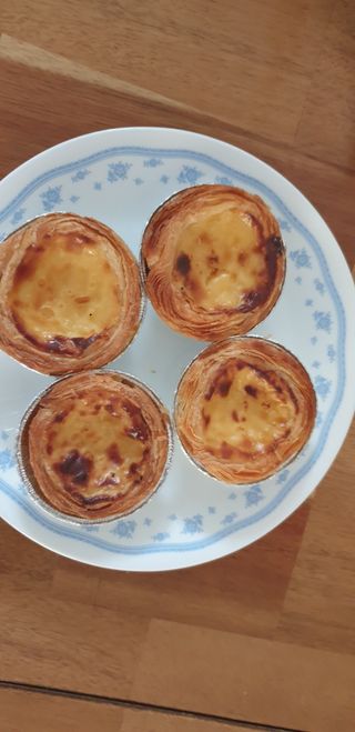 디앙뜨 포르투갈 에그타르트 오리지널 맛+패션후르츠+초콜릿타르트 맛 중 택1 — 5점을 준 리뷰어가 2021년 7월 올린 사용 사진