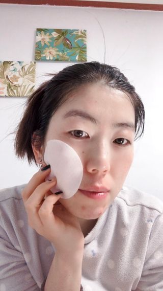 메디필 레드 락토 콜라겐 필링패드 — 5점을 준 리뷰어가 2021년 3월 올린 사용 사진