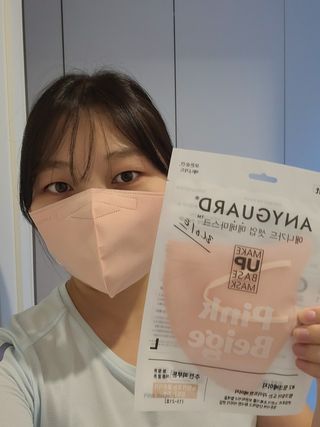 [애니가드] 셋업 메베마스크라이트  (대형 4컬러 + 중형 4컬러) — 5점을 준 리뷰어가 2022년 6월 올린 사용 사진