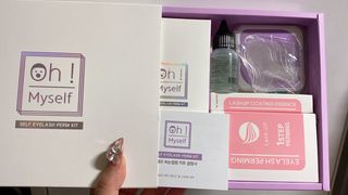 피비에스코리아 [오마이셀프] 셀프 속눈썹펌 키트 뷰러펌 파마 세트 — 4점을 준 리뷰어가 2021년 12월 올린 사용 사진
