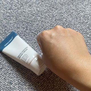 더마포레스트 마데카소사이드 리페어 크림,  모이스처라이징 아쿠아크림 — 4.5점을 준 리뷰어가 2021년 8월 올린 사용 사진