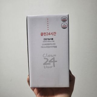 클린24시간 1BOX(5포) + 전용보틀(500ml) — 5점을 준 리뷰어가 2022년 9월 올린 사용 사진