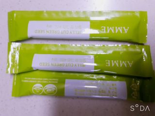 아므_이너뷰티 아므 젤리 컷 그린 씨드 10개입 — 5점을 준 리뷰어가 2021년 3월 올린 사용 사진