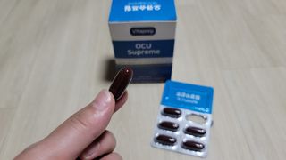 뉴트리션팩토리 비타프렙 오큐슈프림 루테인 오메가3 1050mg — 4.5점을 준 리뷰어가 2021년 7월 올린 사용 사진