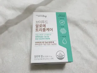브이푸드 알로에 트리플케어 — 4점을 준 리뷰어가 2022년 4월 올린 사용 사진
