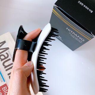 온가족 시원한샴푸 깨끗한두피 샴푸브러쉬 두피스케일링 히트팡블랙에디션 — 5점을 준 리뷰어가 2021년 8월 올린 사용 사진