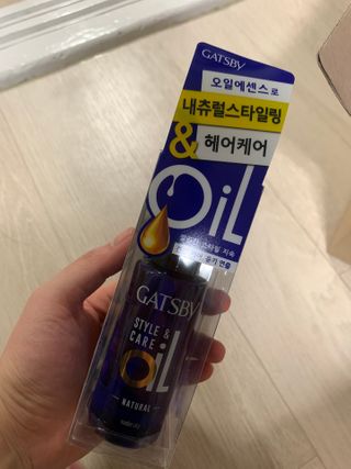 [갸스비] 명불허전, 남성을 위한 브랜드 갸스비의 올인원, 폼클렌징, 헤어오일 3종 — 5점을 준 리뷰어가 2021년 3월 올린 사용 사진