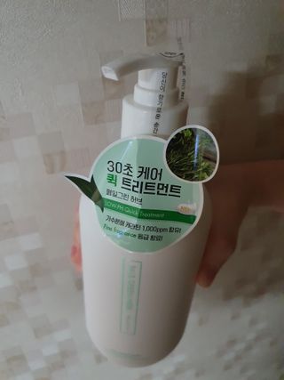 멈칫(MUMCHIT) 멈칫 단백질 퀵트리트먼트 — 5점을 준 리뷰어가 2021년 12월 올린 사용 사진