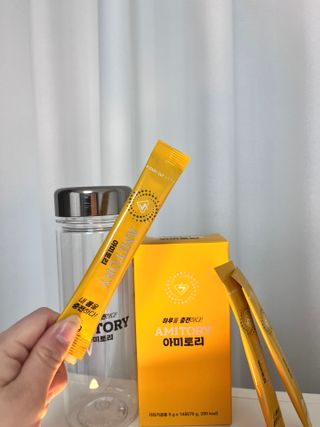주식회사 씨크릿비에프랩 마시는 아미노산 아미토리 열대과일맛 14포 [1포, 5g / 보틀증정] — 5점을 준 리뷰어가 2022년 12월 올린 사용 사진