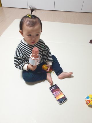 매직씽 노래방 어플리케이션 6개월 이용권 — 5점을 준 리뷰어가 2021년 11월 올린 사용 사진