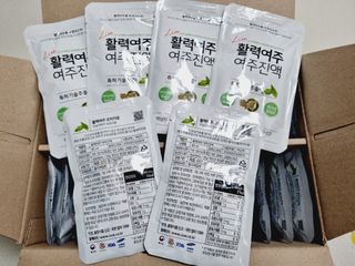 참유원 특허제조 활력 여주진액 여주즙 50포 — 5점을 준 리뷰어가 2022년 3월 올린 사용 사진