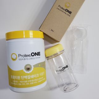 프로티원 단백질쉐이크 곡물맛 2주분 1통+보틀 — 5점을 준 리뷰어가 2021년 4월 올린 사용 사진