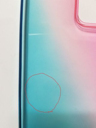 뮤즈캔 갤럭시S21 시리즈 그라데이션 탱크방탄 케이스 — 5점을 준 리뷰어가 2021년 2월 올린 사용 사진