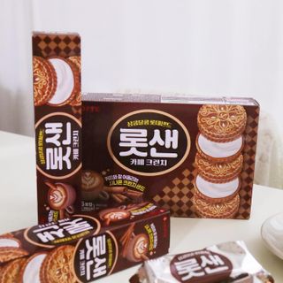 롯데제과 롯샌 카페크런치 — 5점을 준 리뷰어가 2021년 10월 올린 사용 사진