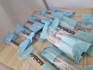 페페로니 2종 세트 클린플러스 덴탈껌 치킨+덕 — 3점을 준 리뷰어가 2021년 8월 올린 사용 사진