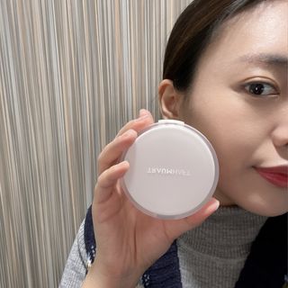 [트라움하프트] 컴포트 핏 쿠션 — 3점을 준 리뷰어가 2022년 11월 올린 사용 사진
