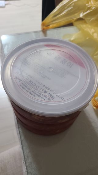 셰프애찬 별미김치 굴겉절이 1kg — 5점을 준 리뷰어가 2022년 12월 올린 사용 사진