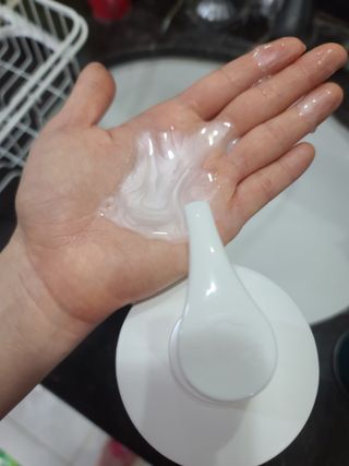 헤어플러스 가는모발용 비타 서플라이 샴푸, 트리트먼트, 앰플 5개SET — 5점을 준 리뷰어가 2021년 7월 올린 사용 사진