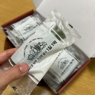 [푸디푸디] 1일1떡!  가래떡 낱개포장 아침식사 식사대용! 7종 세트 혼합 (1BOX=14개입) — 4.5점을 준 리뷰어가 2022년 4월 올린 사용 사진