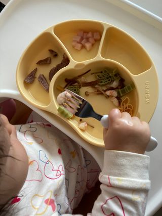 유비맘 스푼포크 케이스 세트 1+1 _컬러랜덤 발송 — 5점을 준 리뷰어가 2021년 2월 올린 사용 사진