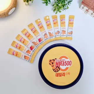 광동생활건강 프리 [광동] VB와 VC를 함유한 멀티 비타민 비타 500 데일리 스틱 180포 — 5점을 준 리뷰어가 2022년 6월 올린 사용 사진