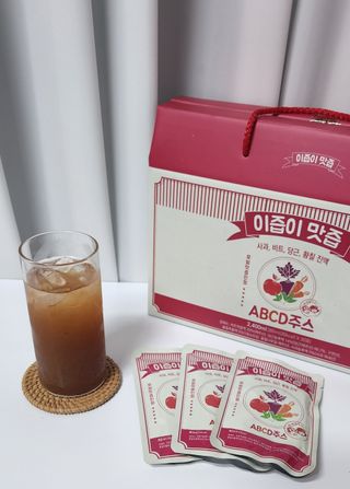 본황칠 이즙이 맛즙 ABC주스 30EA — 4.5점을 준 리뷰어가 2022년 7월 올린 사용 사진