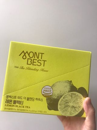 몽베스트 위드더 블랜딩 하우스 _레몬 블랙티 — 5점을 준 리뷰어가 2022년 11월 올린 사용 사진