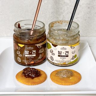 진테이블 발.견 스프레드  오리지널믹스 90g + 카카오스윗믹스 90g 2종 세트 — 4.5점을 준 리뷰어가 2022년 8월 올린 사용 사진