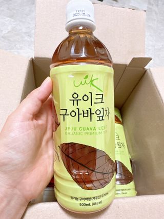 소담스퀘어 상암 제로카페인x제로칼로리 제주 유기농 유이크 구아바잎차 500ml x 6개입 (1박스) — 5점을 준 리뷰어가 2022년 11월 올린 사용 사진