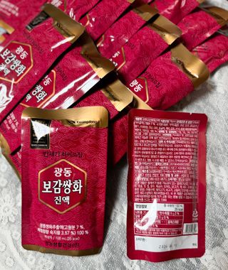 광동생활건강 [광동]진하고 깊은 풍미, 광동 보감쌍화진액 100mL * 18포 — 5점을 준 리뷰어가 2024년 8월 올린 사용 사진