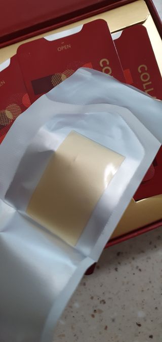 프리마인 귀족의 콜라겐, 92배 흡수율. 럭셔리 프리미엄 셀라브 콜라겐필름 30매 — 4점을 준 리뷰어가 2021년 10월 올린 사용 사진
