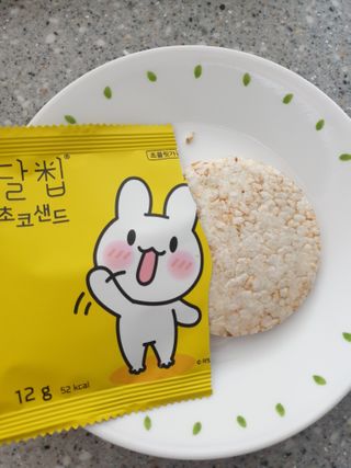 네이처오다 달칩 초코샌드 — 5점을 준 리뷰어가 2021년 2월 올린 사용 사진