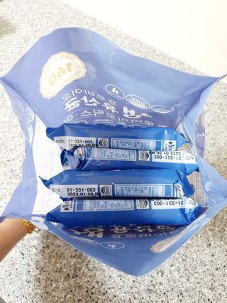 서울약사신협_프로바이오 생유산균 2.5g 160포 — 5점을 준 리뷰어가 2021년 7월 올린 사용 사진